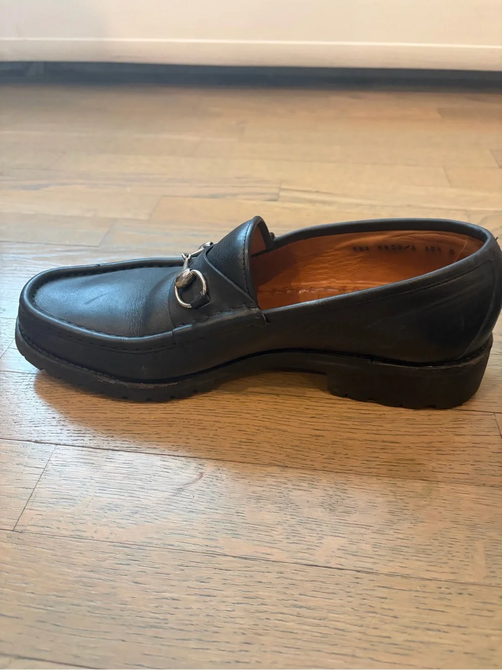 Gucci Men's Black Leather Loafers